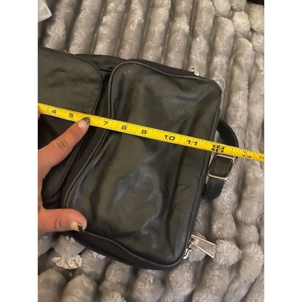 M Wilsons leather og vintage black leather minibag  mini backpack